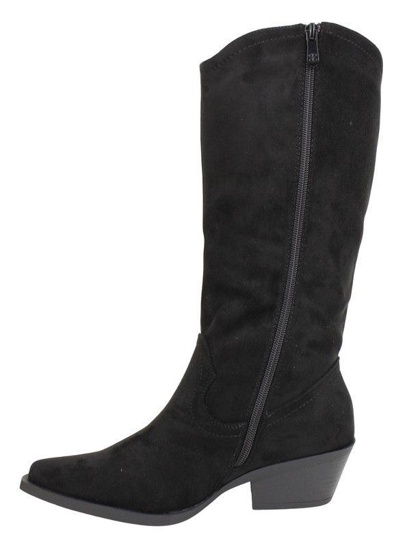 Bota Agua de Coco Vaquera Convertible Negra-4