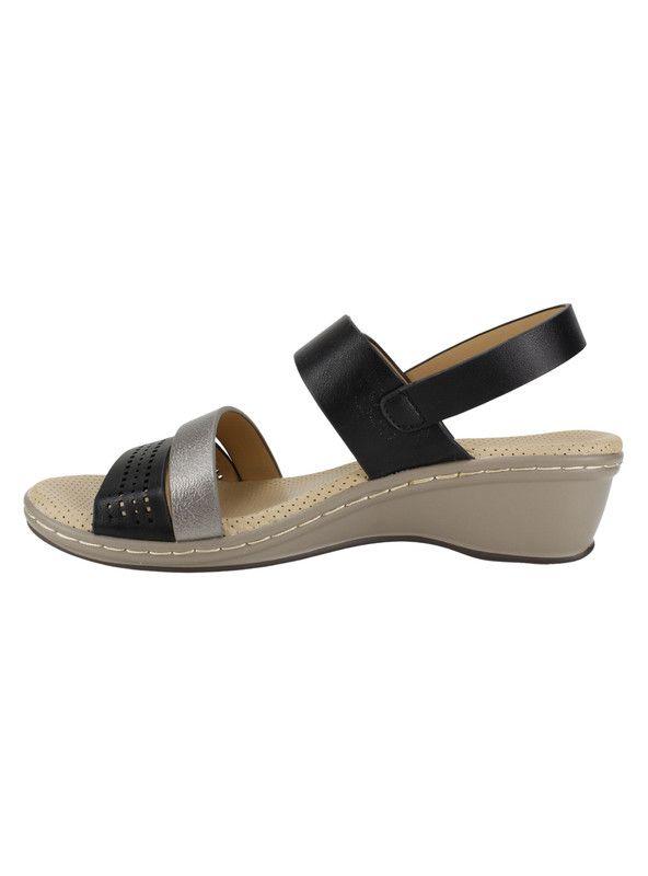 Sandalia New Walk Mila Negro-2