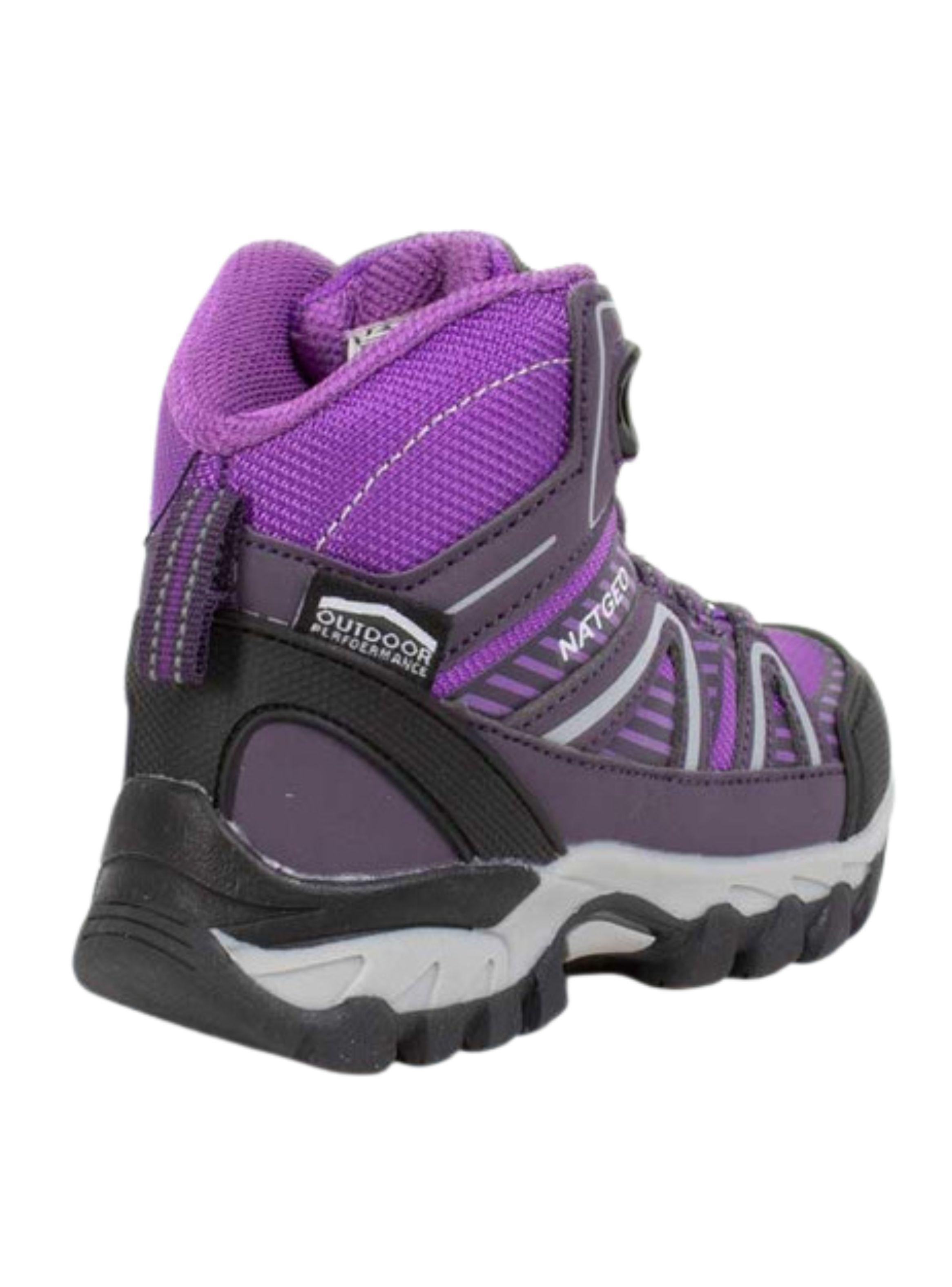 Botín Nat Geo Kids Outdoor Purpura-3