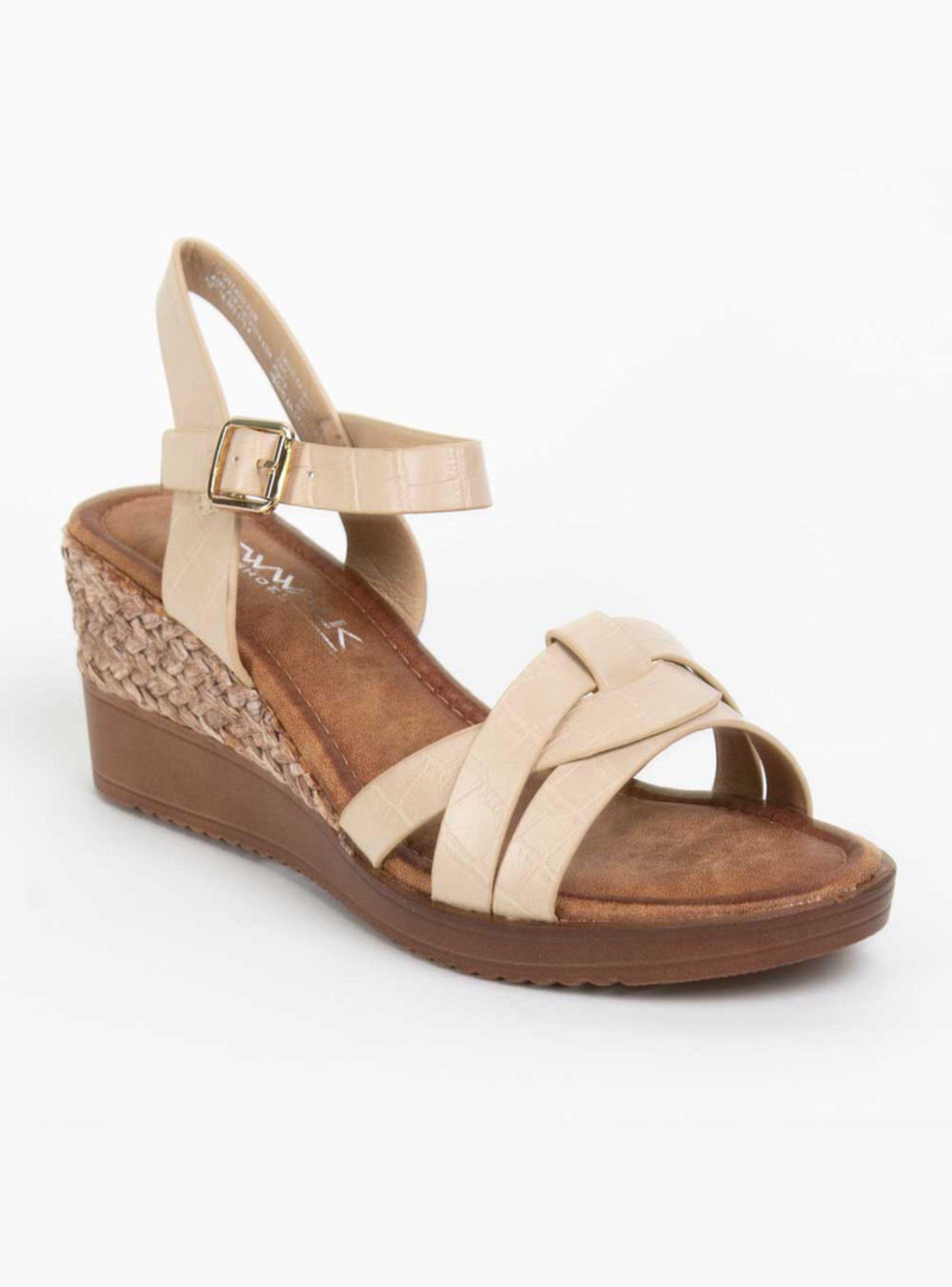 Sandalia New Walk Beige Texturas-1