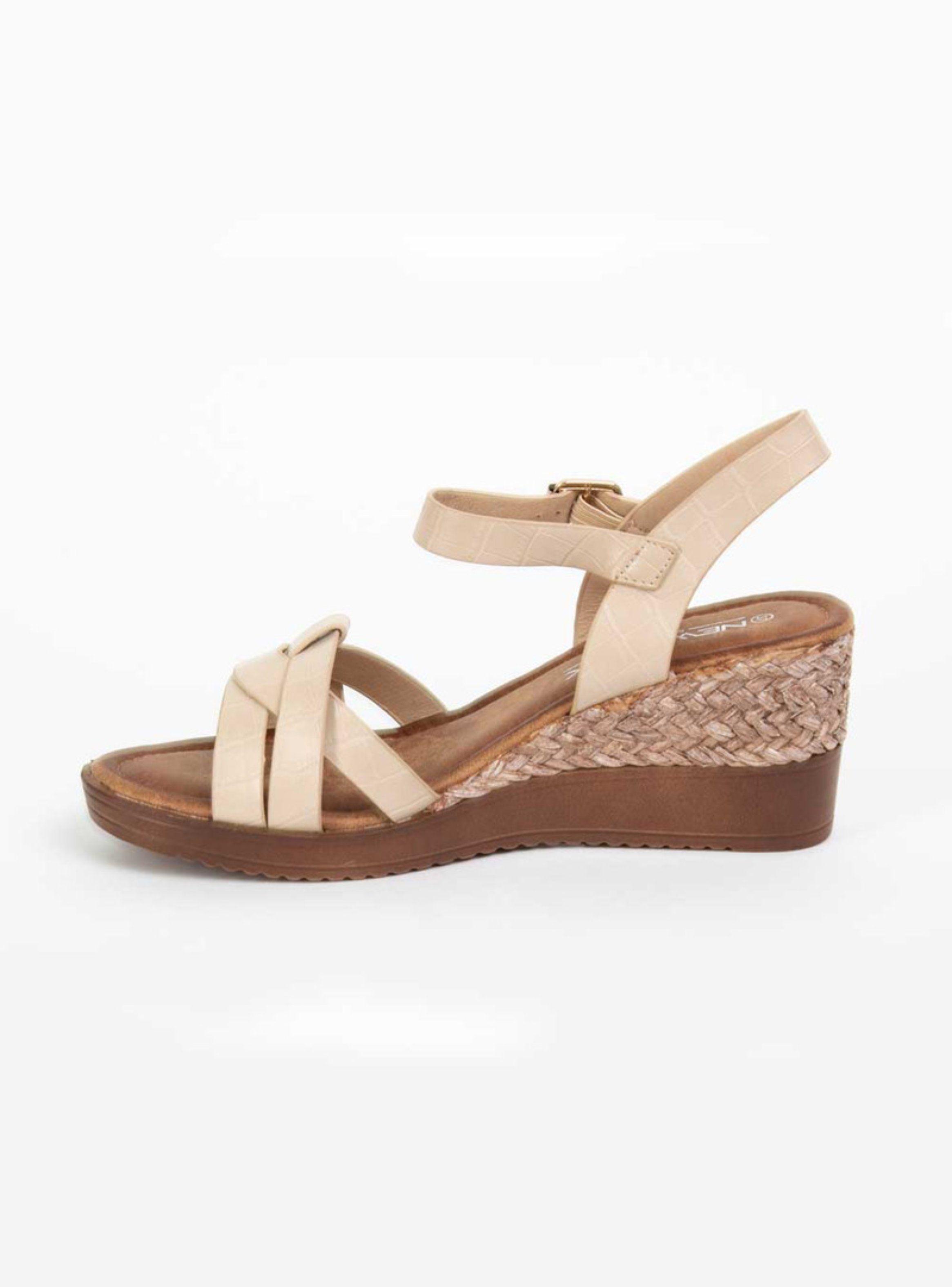 Sandalia New Walk Beige Texturas-2