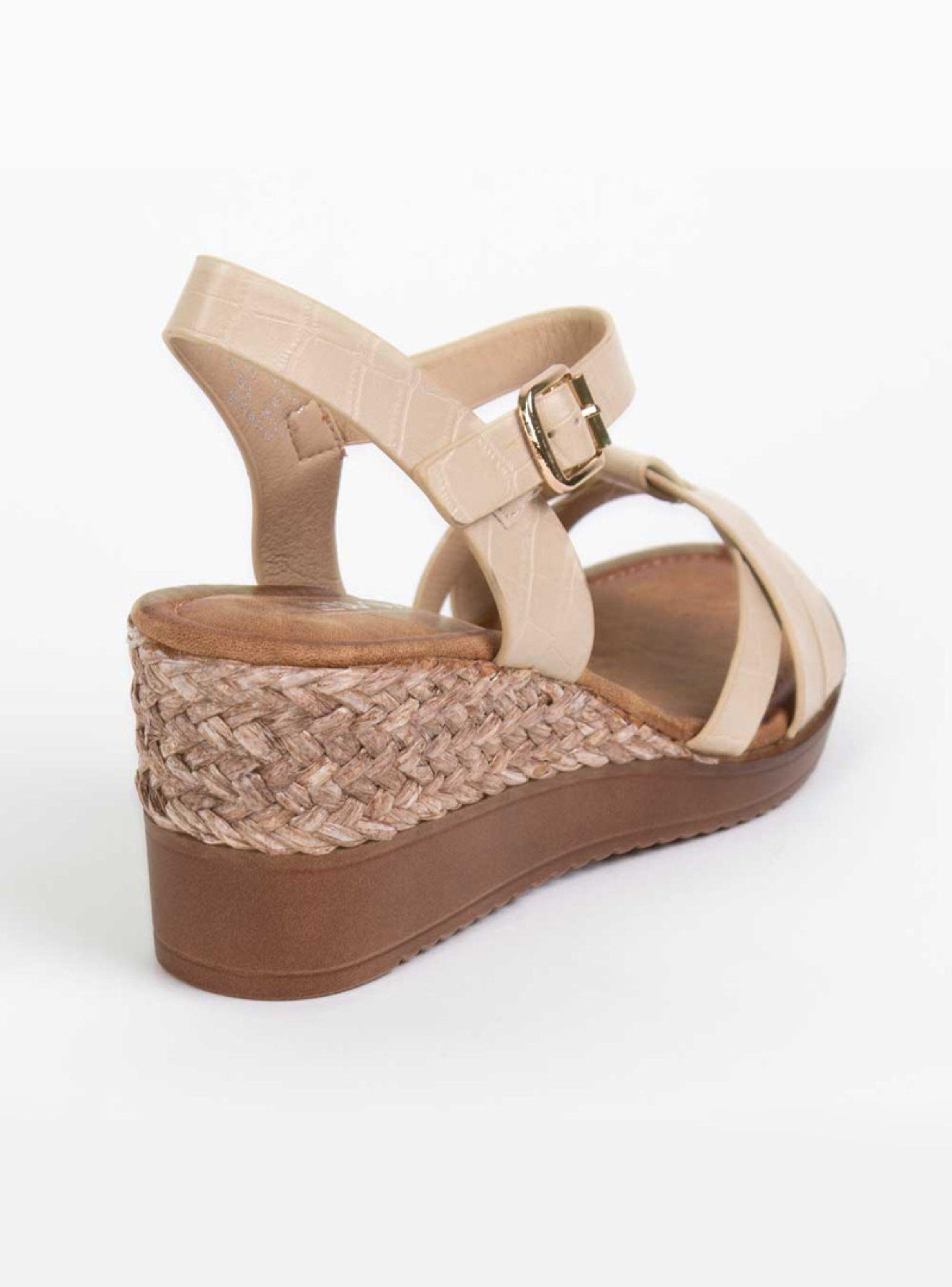 Sandalia New Walk Beige Texturas-3