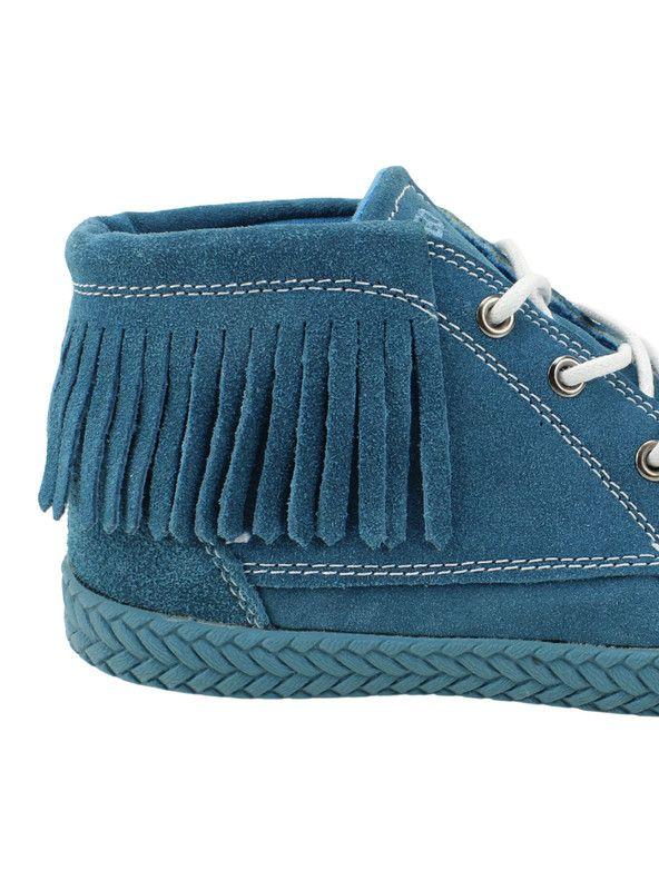 Botín Nat Geo Flecos Turquesa-4