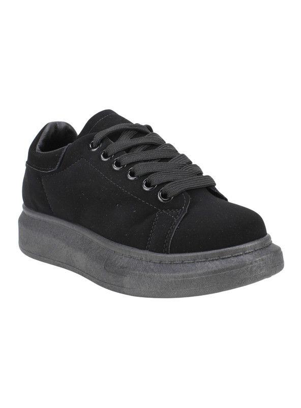Zapatilla New Walk Plataforma Amy Negra-1