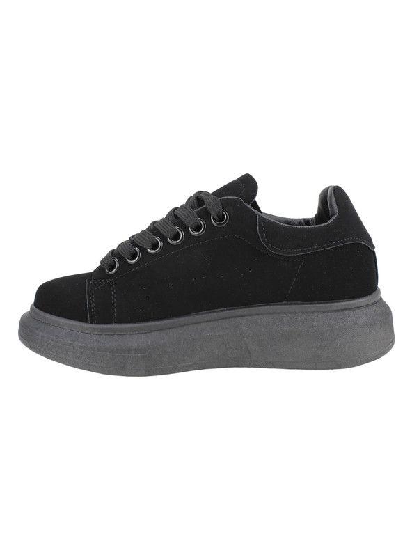 Zapatilla New Walk Plataforma Amy Negra-2