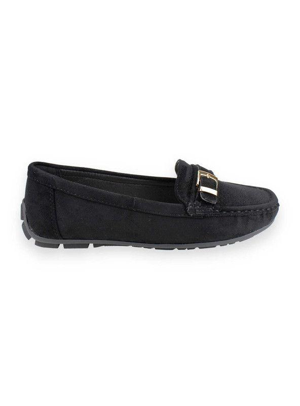 Mocasín New Walk Broche Negro-0