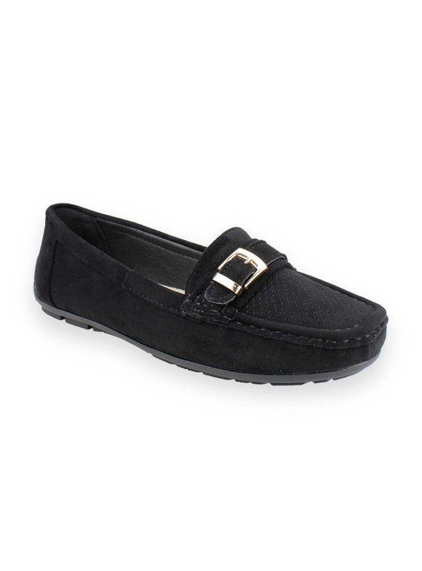 Mocasín New Walk Broche Negro-1