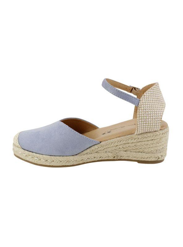 Alpargata Agua de Coco Rayen Cuña Celeste-3