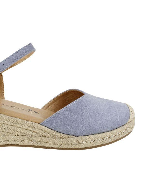 Alpargata Agua de Coco Rayen Cuña Celeste-4