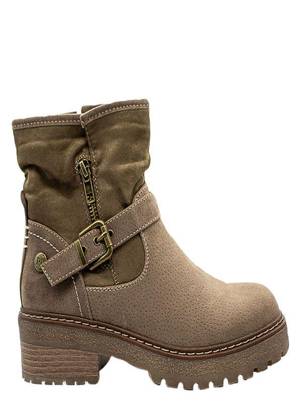BOTIN MUJER NEW WALK RH1926-2-KA  | Caqui |-1