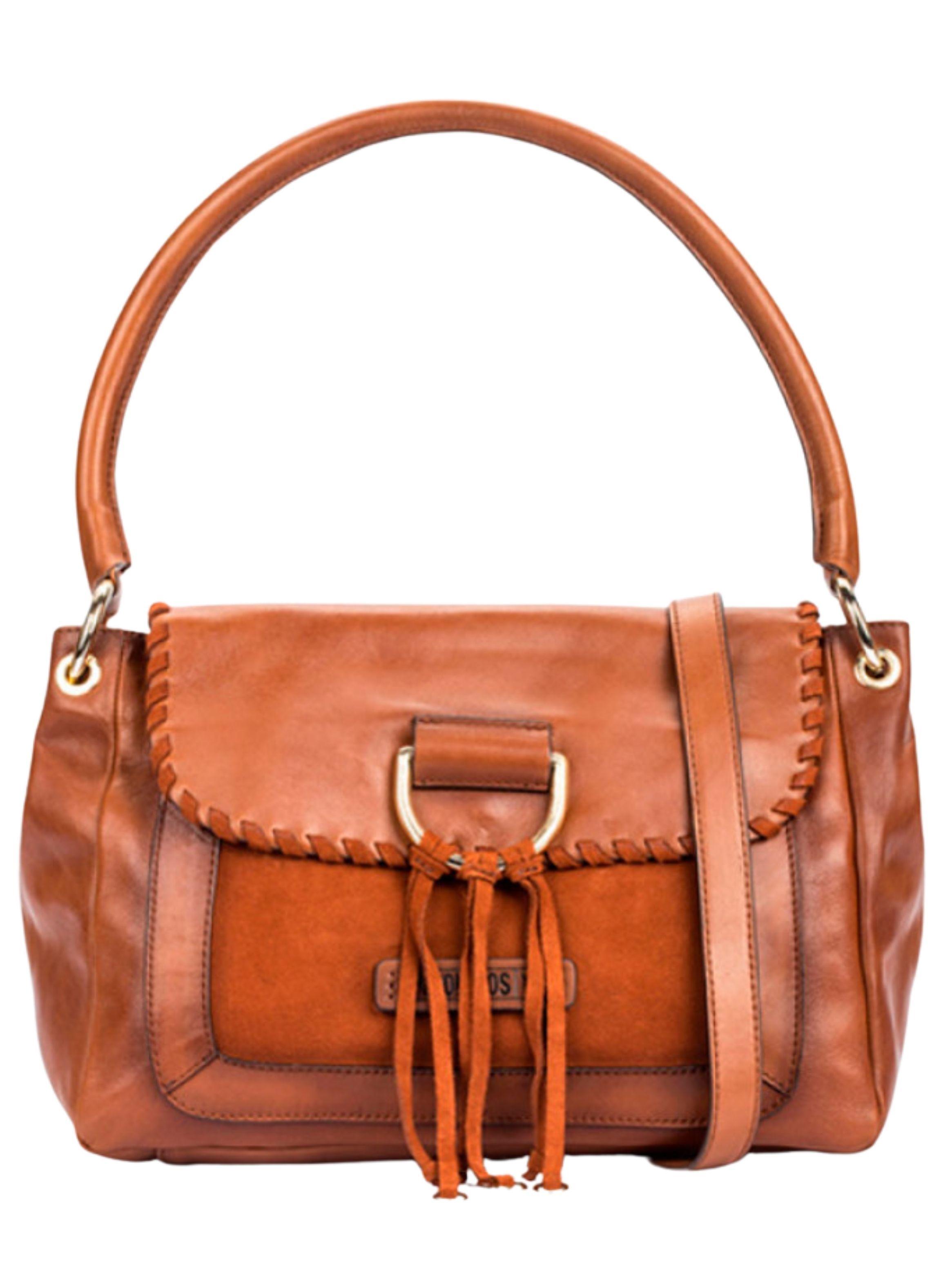 Cartera Pikolinos Cuero Camel-0
