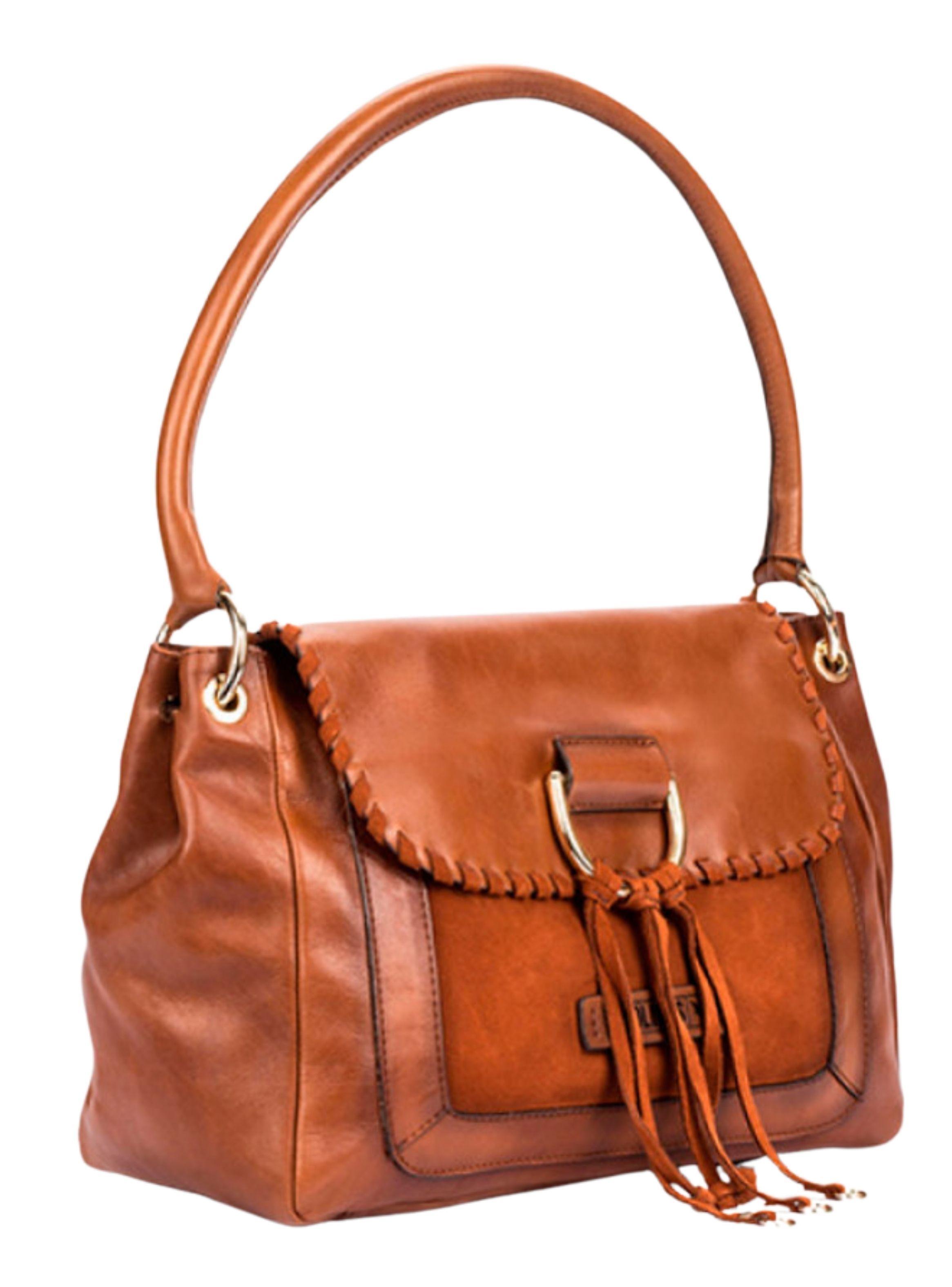 Cartera Pikolinos Cuero Camel-1