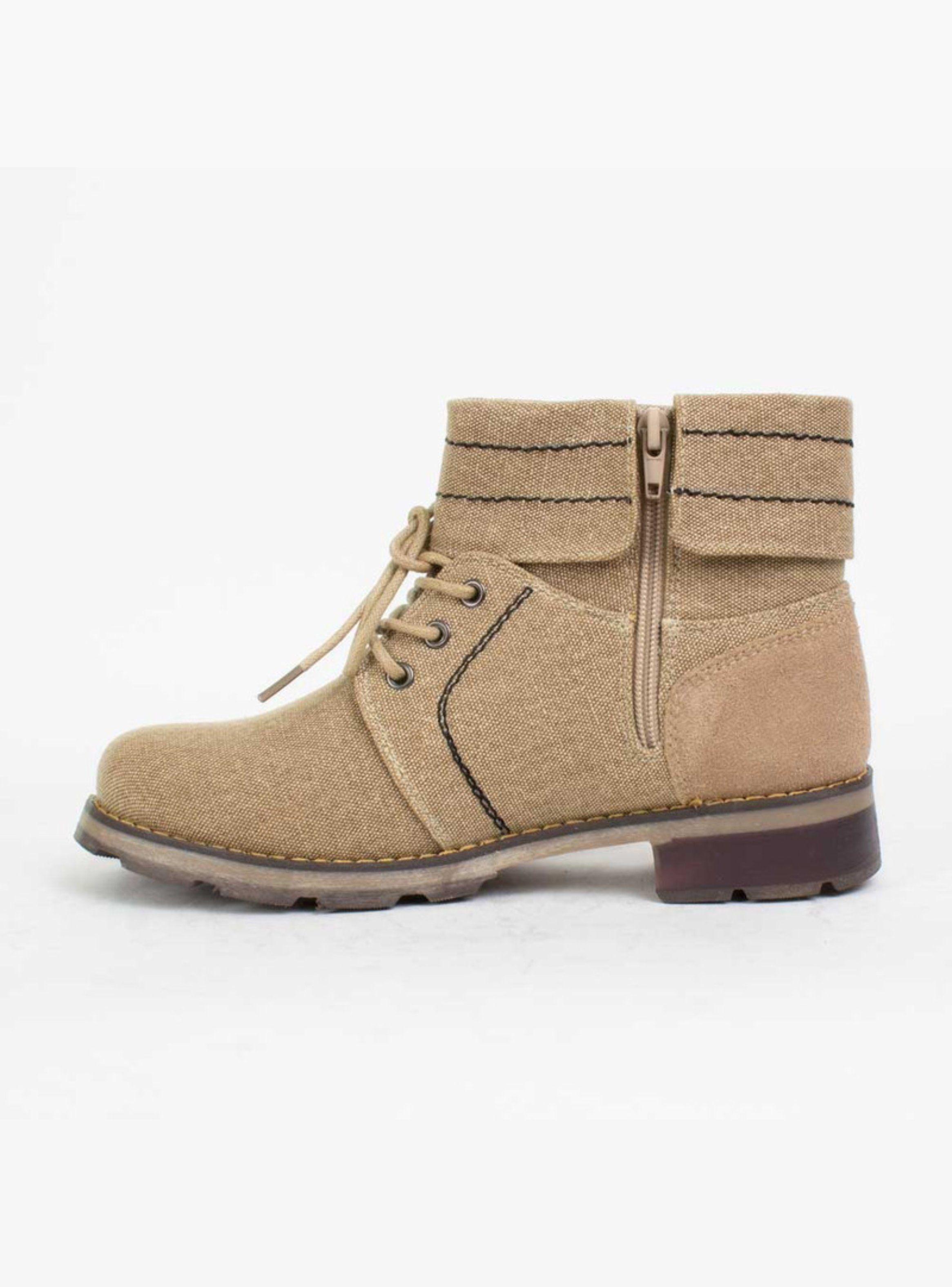 Botín New Walk Casual Beige-2