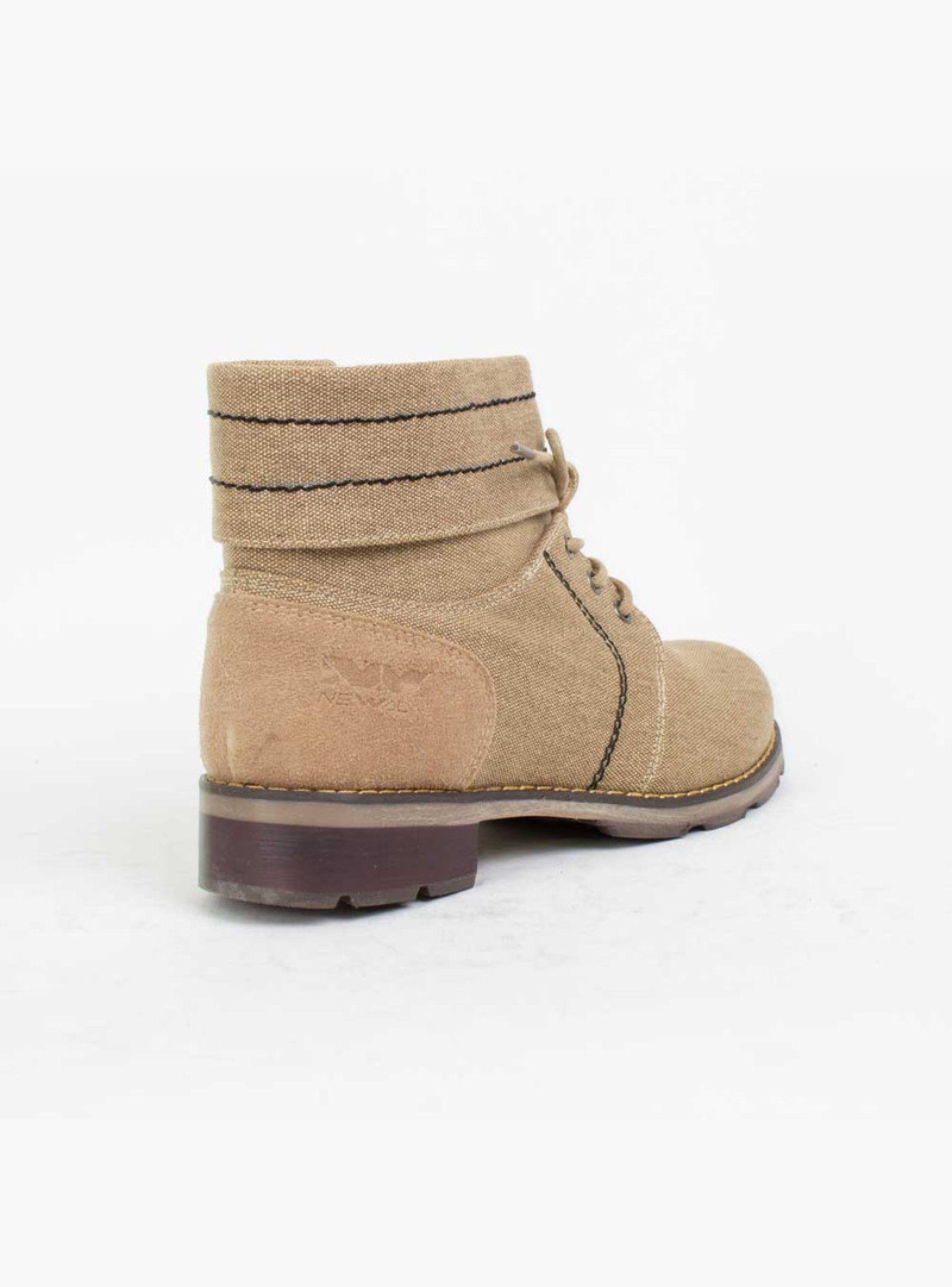 Botín New Walk Casual Beige-3