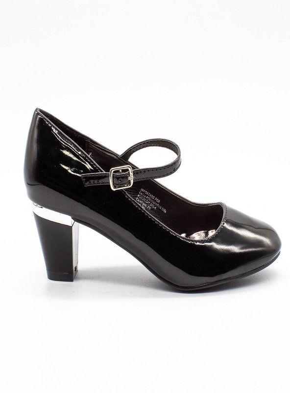 ZAPATO MUJER TRABAJO FORMAL NEW WALK K07601-90 | Negro |-1