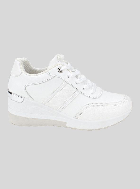 Zapatilla New Walk Maca Plataforma Blanca-0