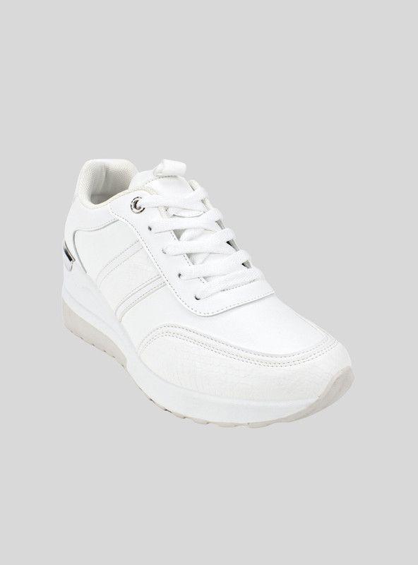Zapatilla New Walk Maca Plataforma Blanca-1