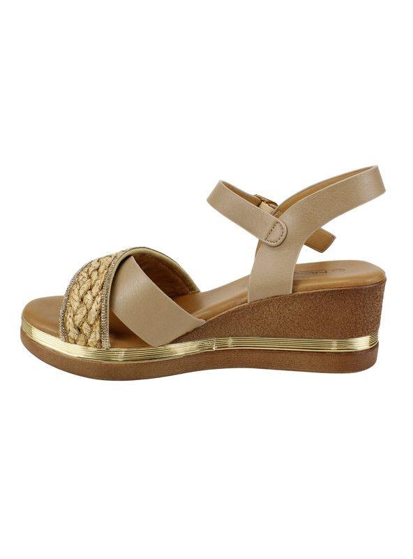 Sandalia New Walk Cuña Yute Camel-3