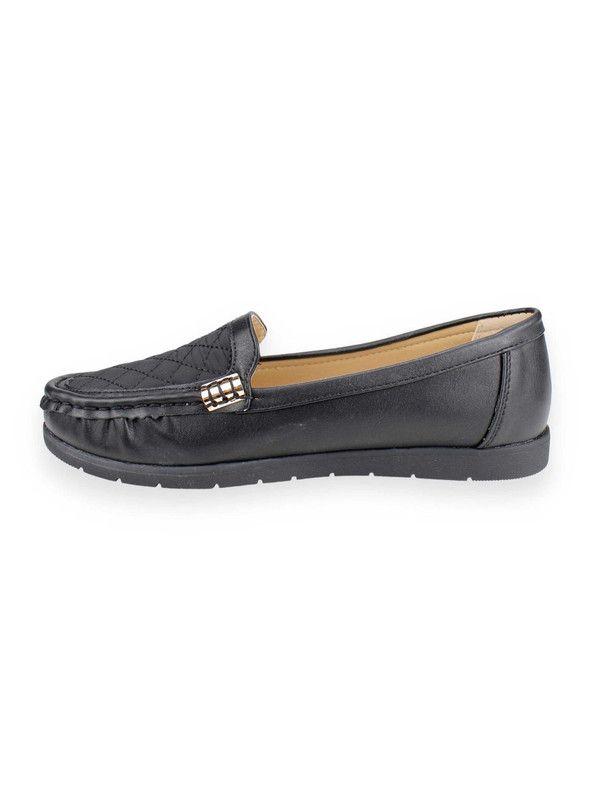Mocasín New Walk Casual Negro-2