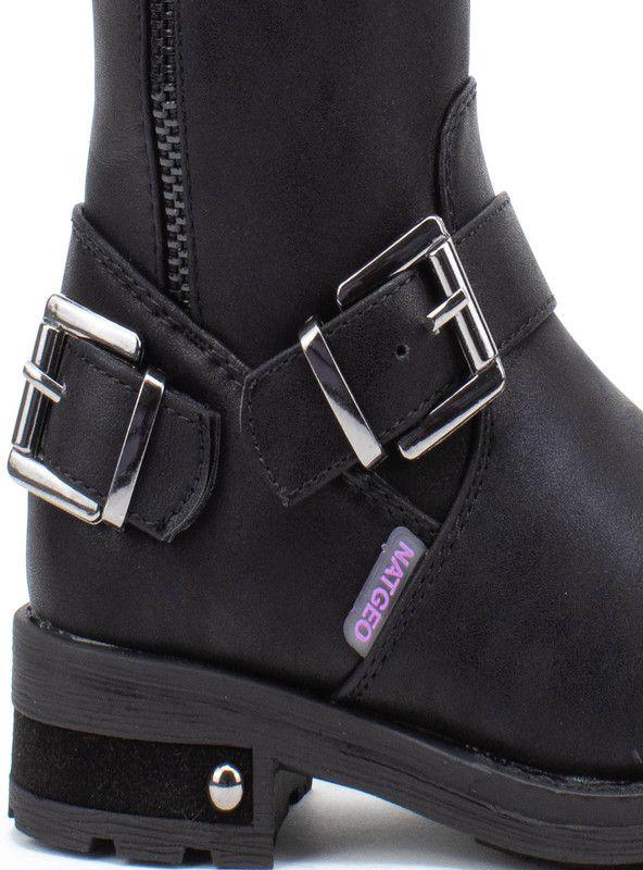 Bota NIÑA NATGEO 187-016-90 ( 28-35)  | Negro |-4