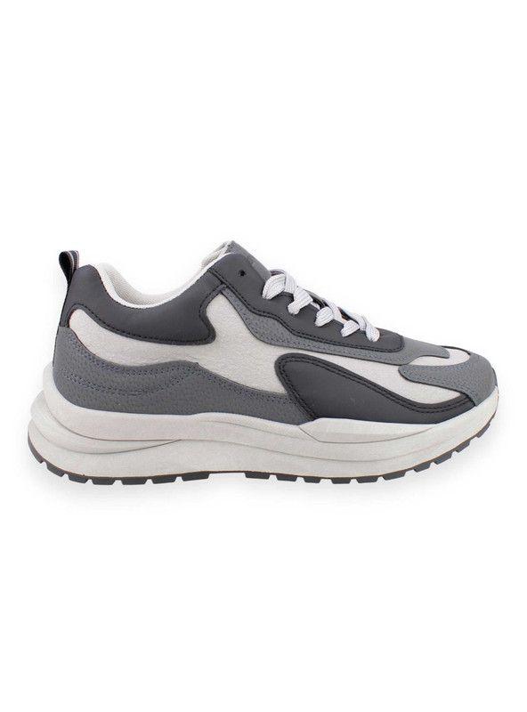 Zapatilla New Walk Bicolor Gris-0