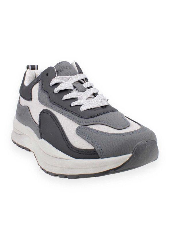 Zapatilla New Walk Bicolor Gris-1
