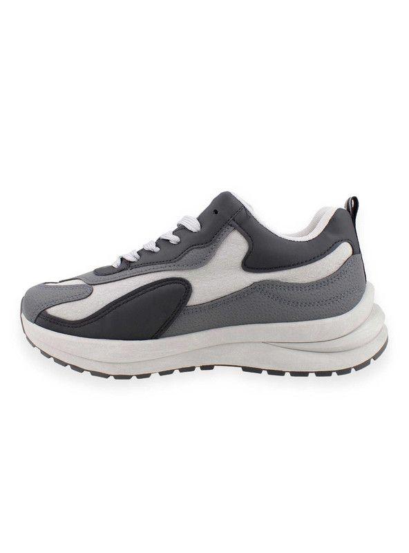 Zapatilla New Walk Bicolor Gris-2