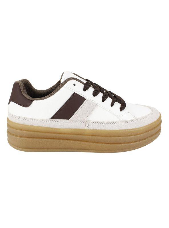 Zapatilla Agua de Coco Amit Plataforma Blanca-0