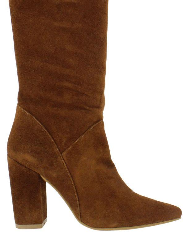 Bota Exs Gamuza Larga Camel-3