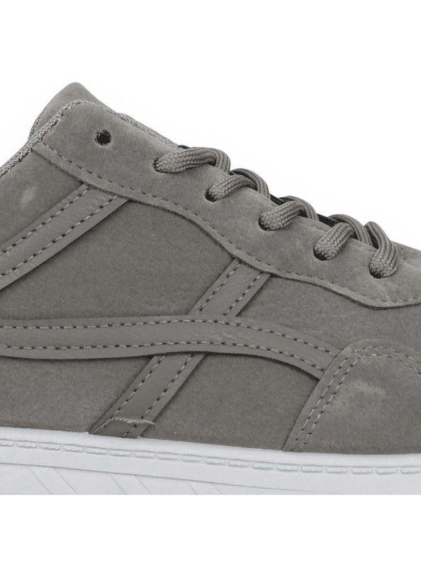 Zapatilla New Walk Casual Rayas Gris-3