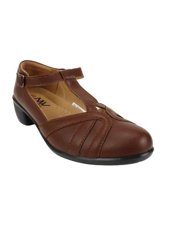 Zapato New Walk Correas Confort Café-2