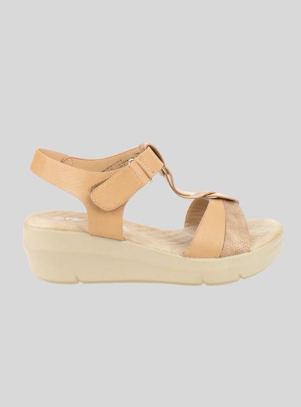Sandalia New Walk Aura Camel-0