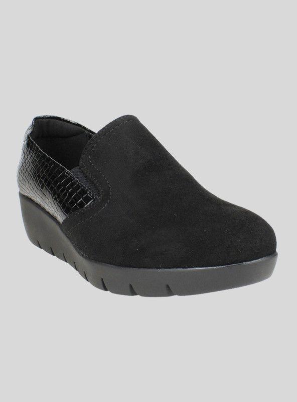 Zapato New Walk Reptil Lara Negro-1