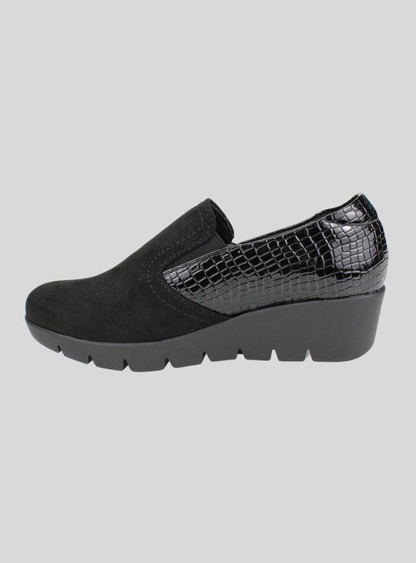 Zapato New Walk Reptil Lara Negro-2