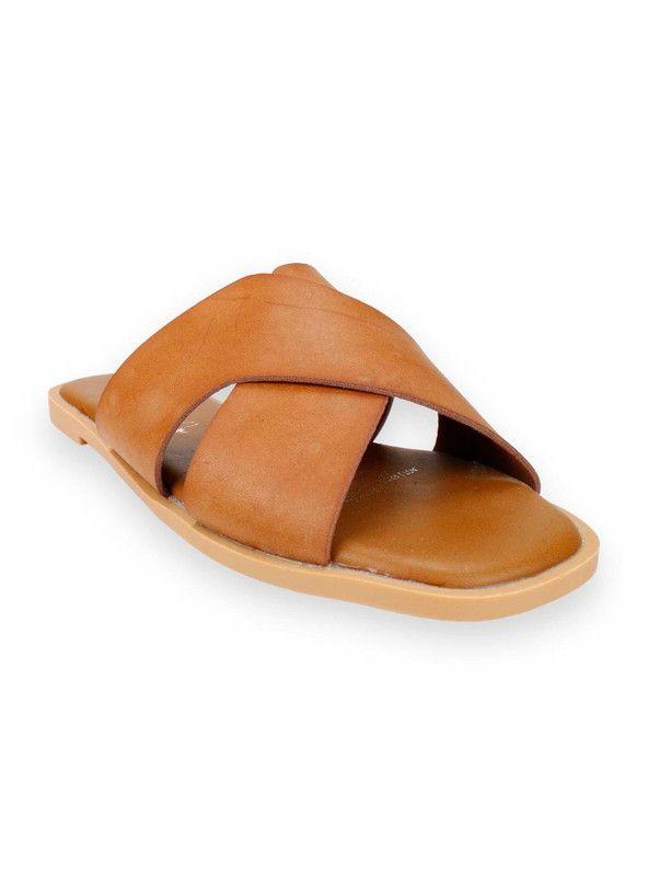 Sandalia Agua de Coco Loto Camel-1