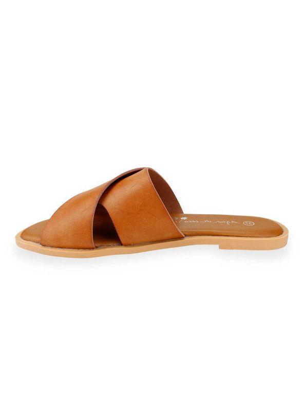 Sandalia Agua de Coco Loto Camel-2