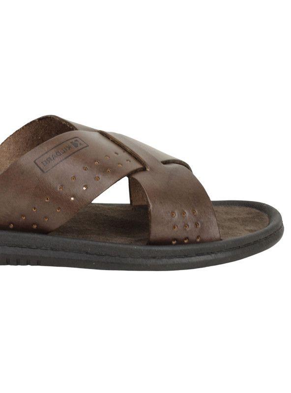 Sandalia Kildare Tiras Cruzadas Cuero Café-3