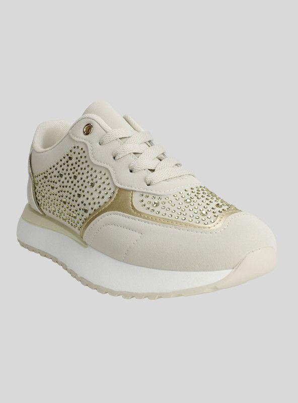 Zapatilla New Walk Beige Brillante-1