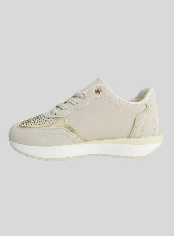 Zapatilla New Walk Beige Brillante-2
