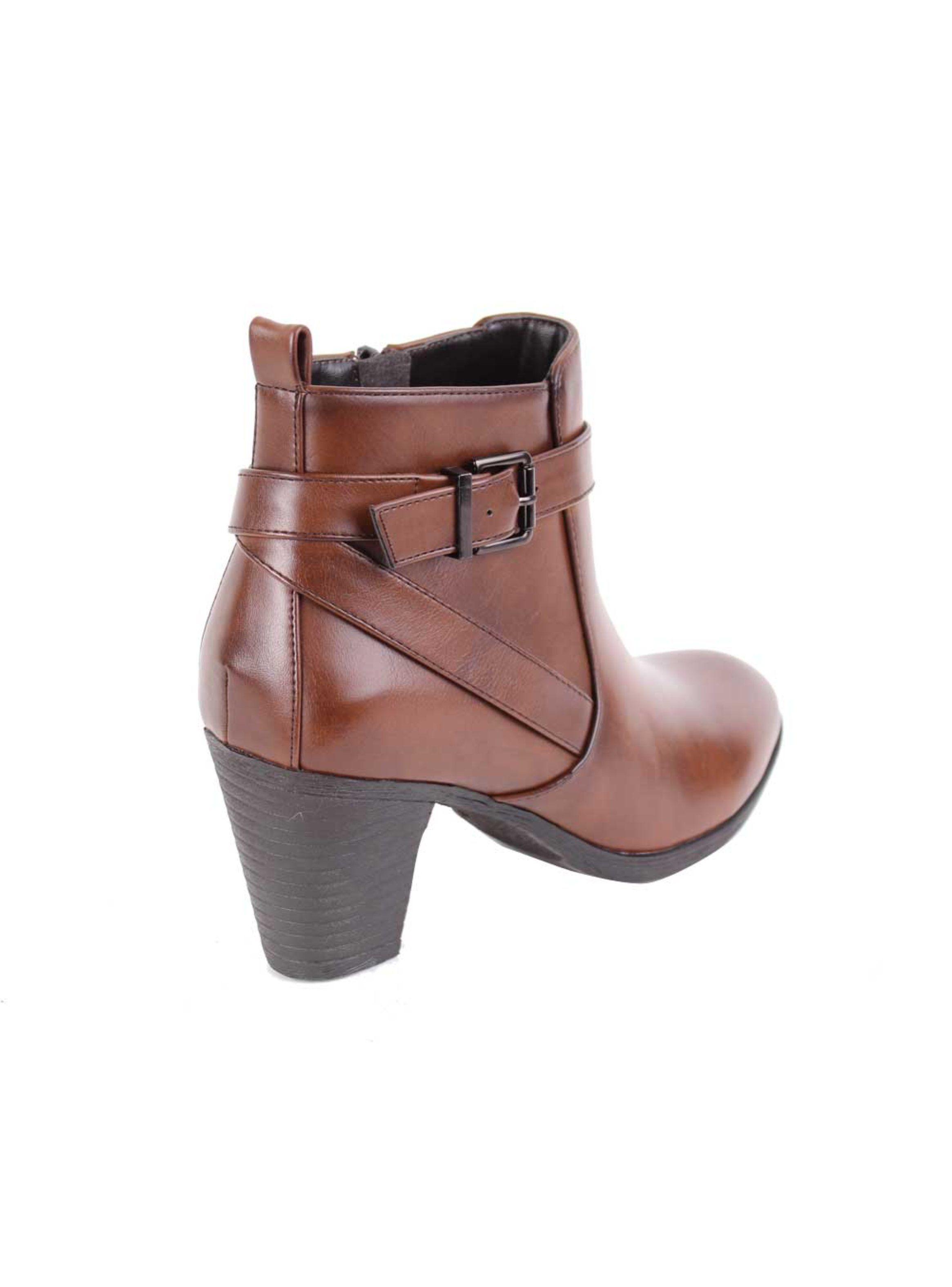 Botín New Walk Alice Coñac-3