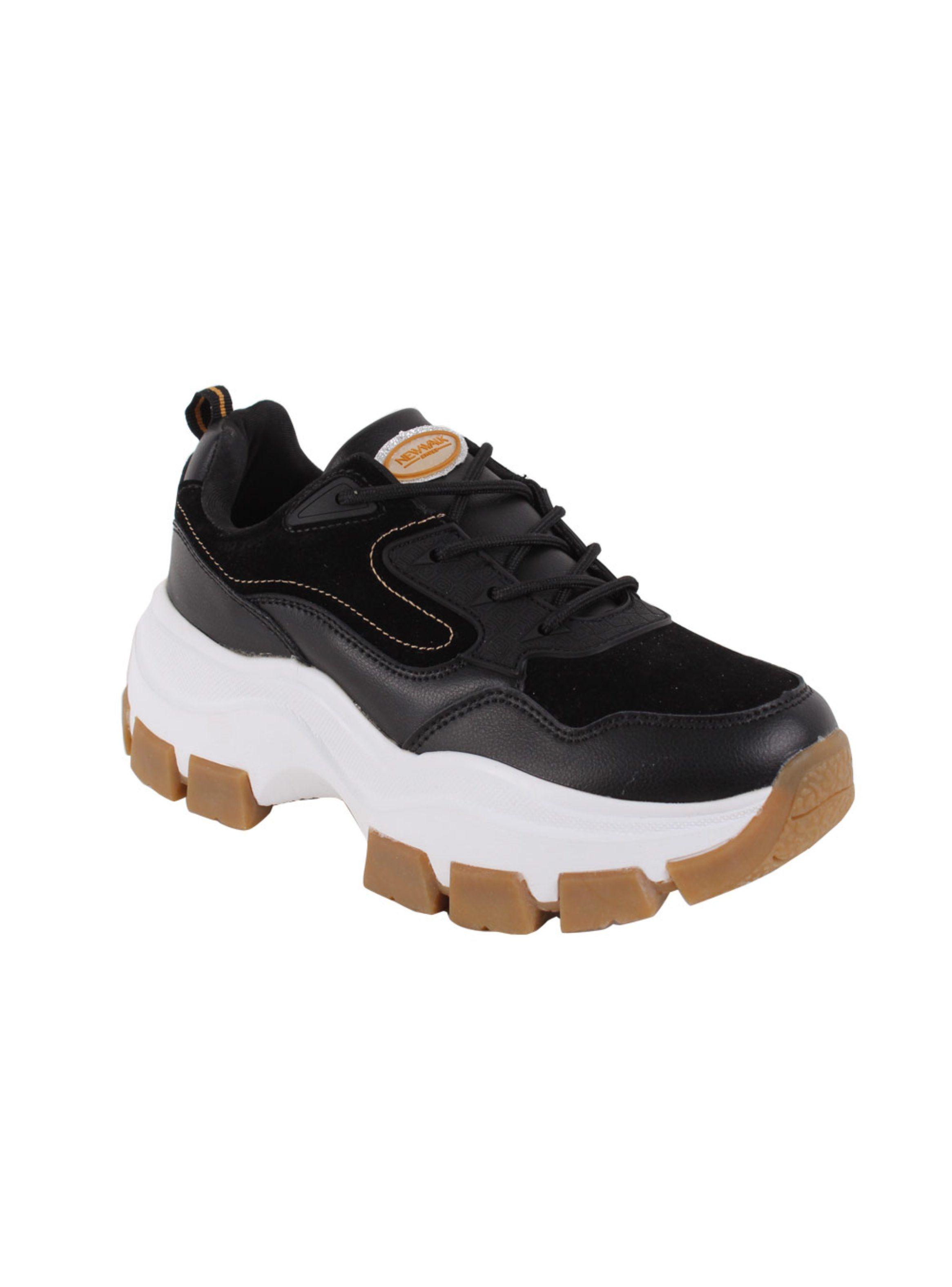 Zapatilla New Walk Milán Negra-1
