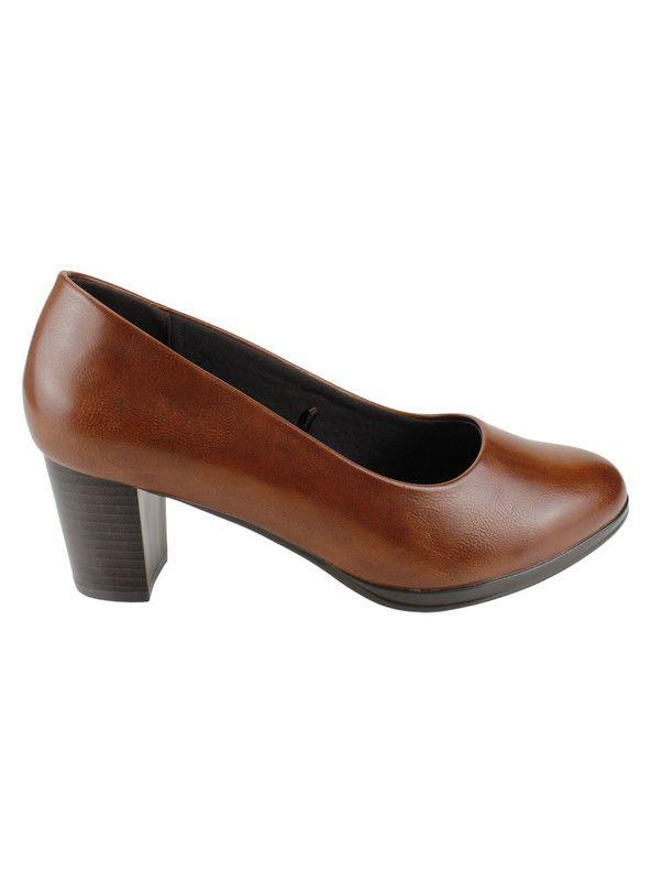 Zapato New Walk Confort Oficina Café-0