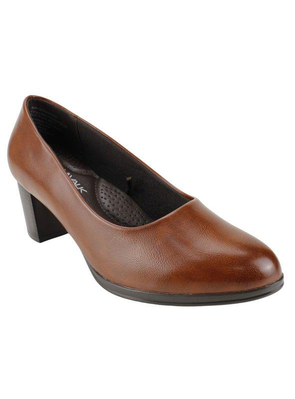 Zapato New Walk Confort Oficina Café-1