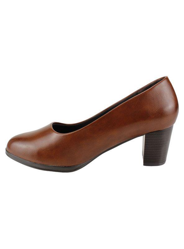 Zapato New Walk Confort Oficina Café-2