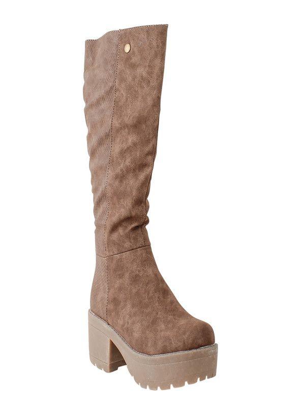 Bota MUJER MODA NEW WALK 11028Q01-KA ( 35-40)  | Beige |-0