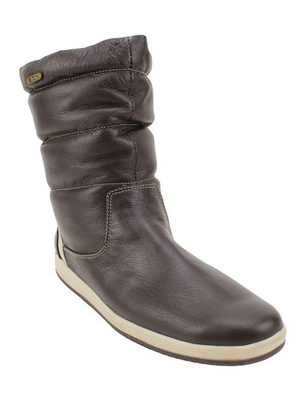 Bota Exs Nieve Cuero Café-2