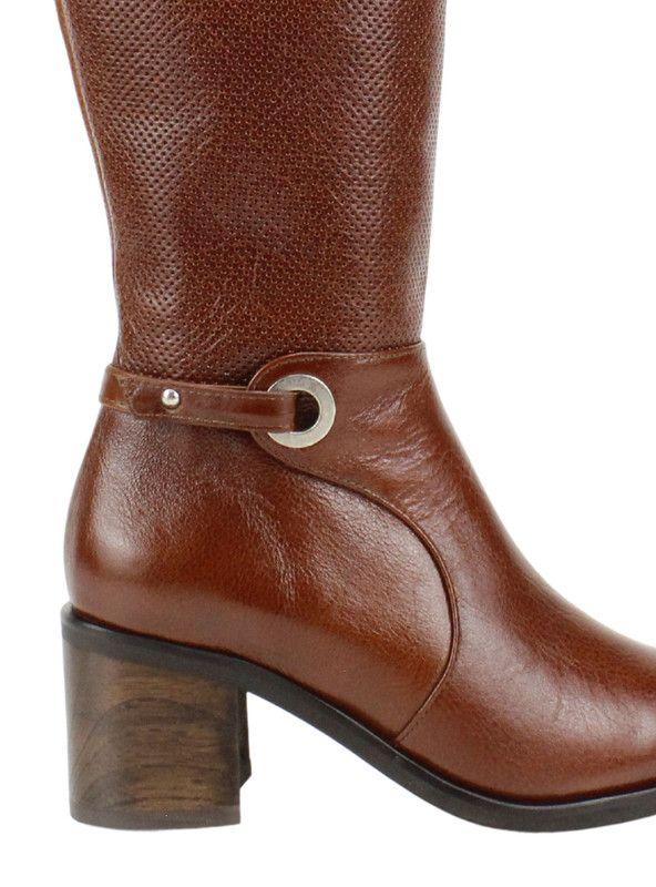 Bota Exs Dots Cuero Café-4