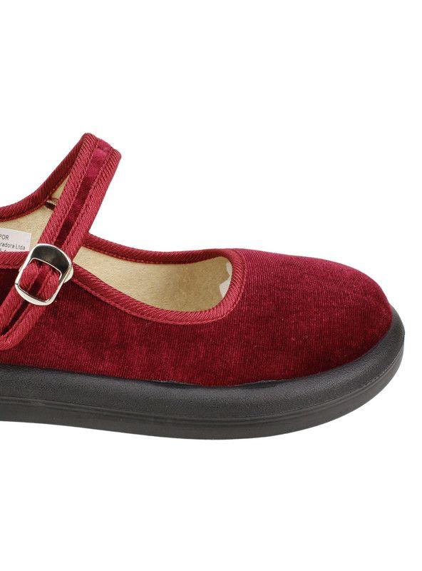 Zapato New Walk Microfibra Rojo-4