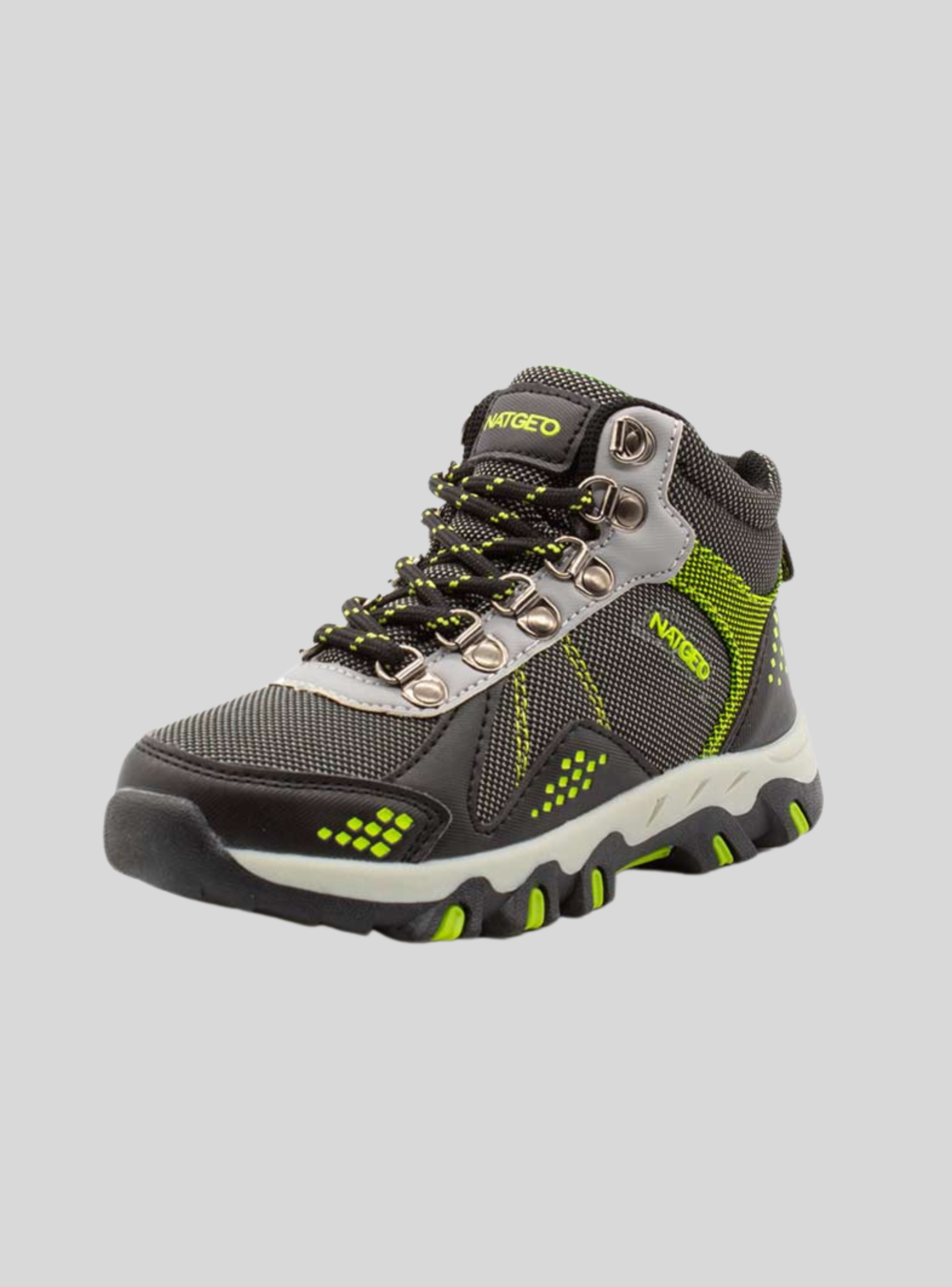 Botín Nat Geo Kids Outdoor Grey-2