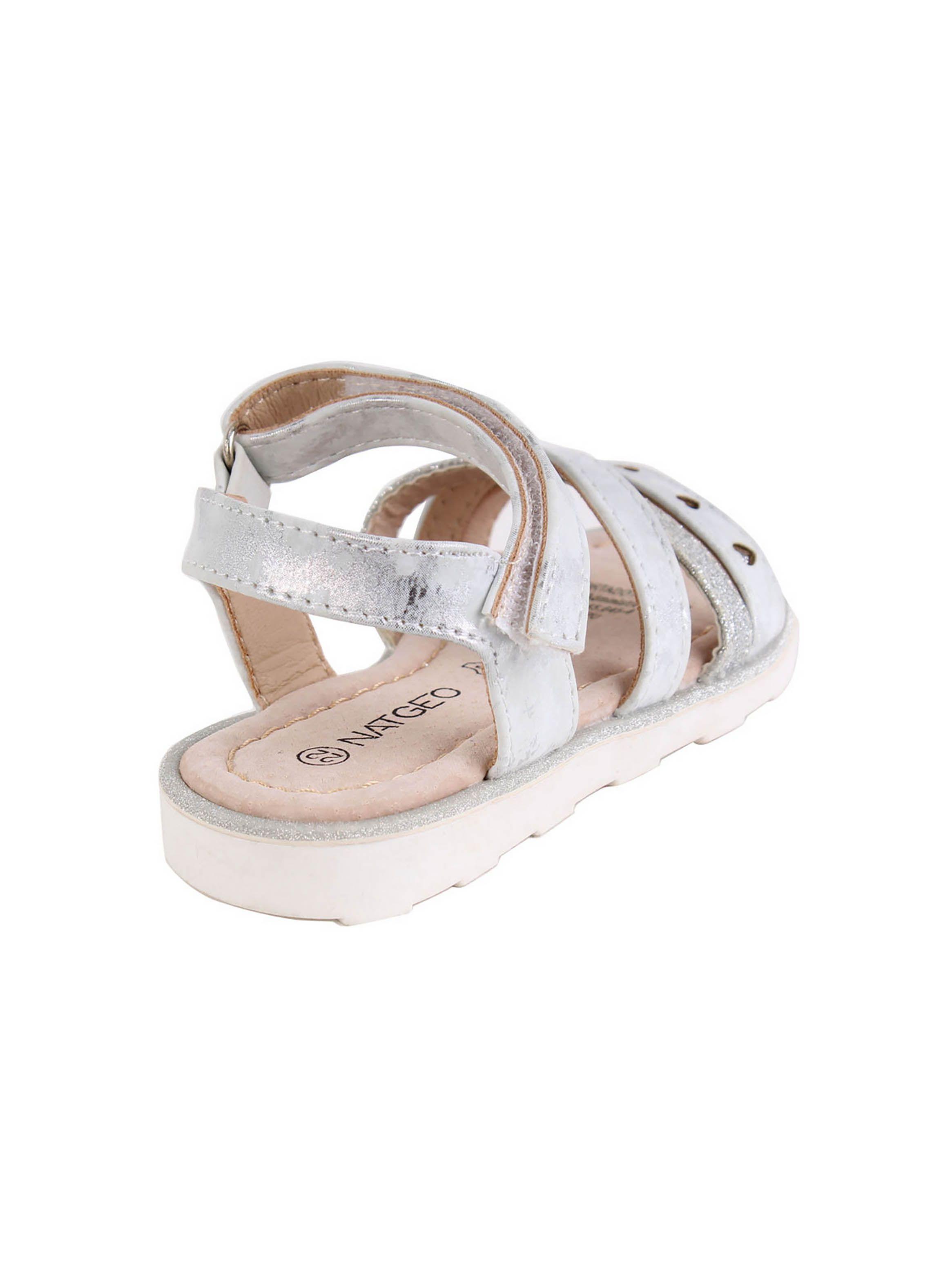 Sandalia Nat Geo Kids Silver-3